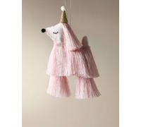 M&S Collection Hanging Tassel Afghan Hound Decoration - Pink, Pink