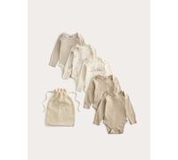 M&S Collection Kids 5pk Pure Cotton Winnie the Pooh™ Bodysuits (0-3 Yrs) - 2-3Y - Cream Mix, Cream Mix