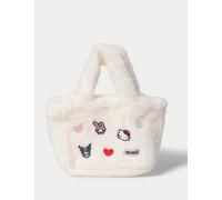 M&S Collection Kids Hello Kitty and Friends Faux Fur Bucket Bag - Cream, Cream