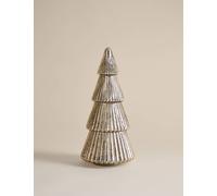 M&S Collection Large Light Up Tree Decoration - Silver Mix, Silver Mix