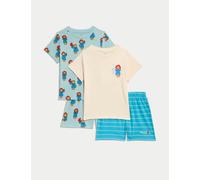 M&S Collection male 2 Pack Paddington™ Pyjama Sets (1-7 Yrs) - 3-4 Y - Multi, Multi