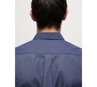 M&S Collection male Pure Cotton Striped Oxford Shirt - XXLREG - Navy Mix, White Mix,Medium Blue Mix,Blue Mix,Navy Mix,Natural Mix,Green Mix