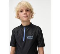 M&S Collection male SmileyWorld® Rash Vest (6-16 Yrs) - 12-13 - Black Mix, Black Mix