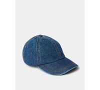 M&S Collection Men's Denim Baseball Cap - Medium Indigo, Medium Indigo