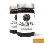 M&S Collection Plum & British Blackcurrant Preserve, 235g, 2 Pack, Soft Set, Vegan Friendly, Rich Fruit Spread, In Premier Life Store Box
