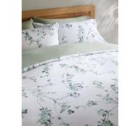 M&S Collection Pure Cotton Sateen Cherry Blossom Bedding Set - 5FT - Green Mix, Honey Mix,Pink Mix,Blue Mix,Green Mix,Grey Mix