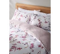 M&S Collection Pure Cotton Sateen Cherry Blossom Bedding Set - SGL - Pink Mix, Honey Mix,Blue Mix,Pink Mix,Green Mix,Grey Mix