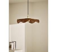 M&S Collection Rocco Rattan Easy Fit Ceiling Lamp Shade - Natural, Natural