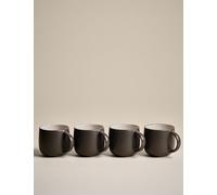 M&S Collection Set of 4 Michigan Mugs - Grey, Green,Orange,Grey
