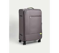 M&S Collection Seville 4 Wheel Soft Large Suitcase - Grey, Grey,Black,Khaki,Navy
