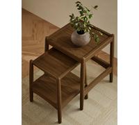 M&S Collection Sherwood Nest of Tables - Chestnut, Chestnut