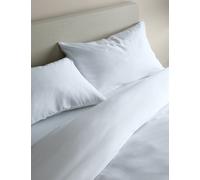 M&S Collection The Ultimate Soft & Silky Bedding Set - DBL - White, White,Clay,Dark Almond,Soft Blue,Denim,Sage,Forest Green,Chambray,Charcoal,Neutral,Light Taupe,Dusky Pink,Silver Grey