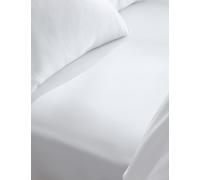 M&S Collection The Ultimate Soft & Silky Multi-Depth Fitted Sheet - SGL - White, White,Sage,Forest Green,Light Taupe,Dusky Pink,Charcoal,Dark Almond,Chambray,Silver Grey,Denim,Soft Blue,Clay,Neutral