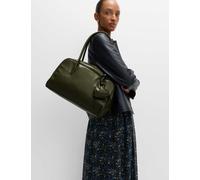 M&S Collection Women's Faux Leather Bowler Bag - Olive, Chocolate,Olive