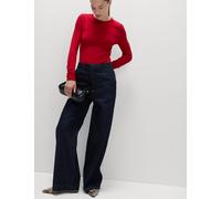 M&S Collection Women's Premium High Rise Denim Trousers - 14REG - Indigo Mix, Light Indigo,Indigo Mix
