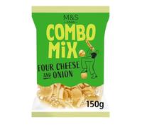 M&S Combo Mix, Four Cheese and Onion Flavoured Snacks, 150g-Pack of 2x
