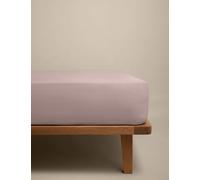 M&S Cotton Rich Deep Fitted Sheet Blush Pink