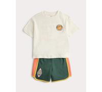 M&S Cotton Rich Graphic Pyjamas (12 Mths - 8 Yrs) Ivory Mix