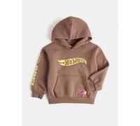 M&S Cotton Rich Hot Wheels™ Hoodie (2-8 Yrs) Brown
