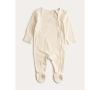 M&S Cotton Rich I Love Daddy Sleepsuit (7lbs-1 Yrs) White