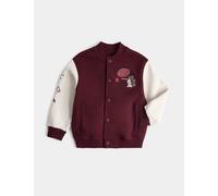 M&S Cotton Rich Marvel™ Bomber Jacket (2-8 Yrs) Burgundy Mix