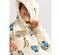 M&S Cotton Rich Minions™ Graphic Hoodie (2-8 Yrs) Cream Mix