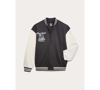 M&S Cotton Rich NFL Giants Bomber Jacket (6-16 Yrs) Grey Mix