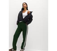 M&S Cotton Rich Retro Side Stripe Joggers Sherwood