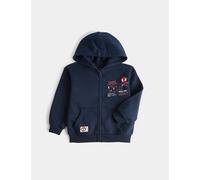 M&S Cotton Rich Spider-Man™ Hoodie (2-8 Yrs) Slate Blue