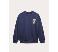 M&S Cotton Rich Stumble Guys™ Graphic Sweatshirt (6-16 Yrs) Navy