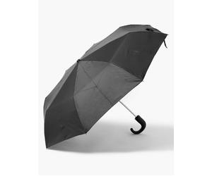 M&S Crook Handle Umbrella with Windtech™ Black