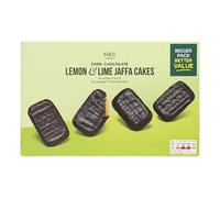 M&S Dark Chocolate Orange Lemon & Lime Jaffa Cakes Twin Pack 250g (4 Pack, Dark Chocolate Lemon & Lime Jaffa Cakes)