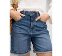 M&S Denim Boyfriend Shorts Medium Indigo