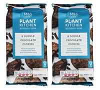 M&S Double Chocolate Plant Kitchen Cookie, Vegan, with Dark Chocolate Chips 200g, 2 Pack