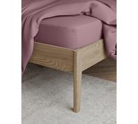 M&S Egyptian Cotton 230 Thread Count Deep Fitted Sheet Sugar Plum