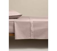 M&S Egyptian Cotton 230 Thread Count Flat Sheet Blush Pink