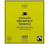 M&S English Breakfast Tea 100 Tea Bags Fairtrade Marks & Spencer