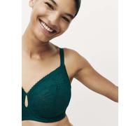 M&S Flexifit™ Lace Wired Max Support Bra (F-H) Evergreen