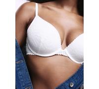 M&S Flexifit™ Lace Wired Push-Up Bra A-E White