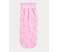 M&S Floral Lace Ankle High Socks Sugar Pink