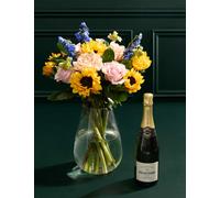 M&S Flower Market Celebration Sunflower Bouquet with Champagne
