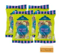 M&S Fruit Pastilles 225g, Assorted Fruit Flavoured Gums with Sugar Coating (4 Pack)