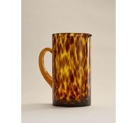 M&S Glass Speckle Jug Brown