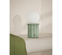 M&S Globe Swirl Rechargeable Table Lamp - Sage, Sage