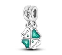 M&S Graduation Love Luck Birthday Gift Sister Mum Celebration Charm Bead Pendant 925 Sterling Silver Compatible With Pandora Bracelet
