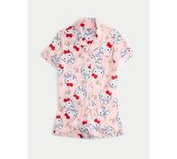 M&S Hello Kitty™ Satin Pyjamas (6-16 Yrs) Light Pink Mix