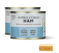M&S Honey Cured British Ham, 200g, 2 Pack, Made from Select Farm Pork, Premium Sandwich Ready, In Premier Life Store Box
