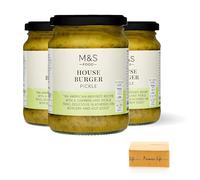 M&S House Burger Pickle, 295g | American-Style Gherkin & Dill Relish | Sweet, Sour, and Spicy | In Premier Life Store Box (3 Pack)