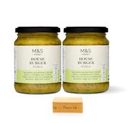 M&S House Burger Pickle, 295g | American-Style Gherkin & Dill Relish | Sweet, Sour, and Spicy | In Premier Life Store Box (2 Pack)