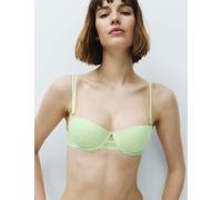 M&S Ida Lace Wired Balconette Bra (A-E) Light Apple